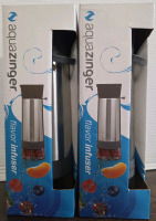 2 New | AquaZinger Flavor Infuser Bottle | Measures 10"