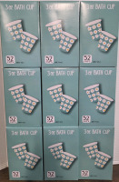 468 New | 88.7mL Bath Cups | 9 Packs of 52 Cups