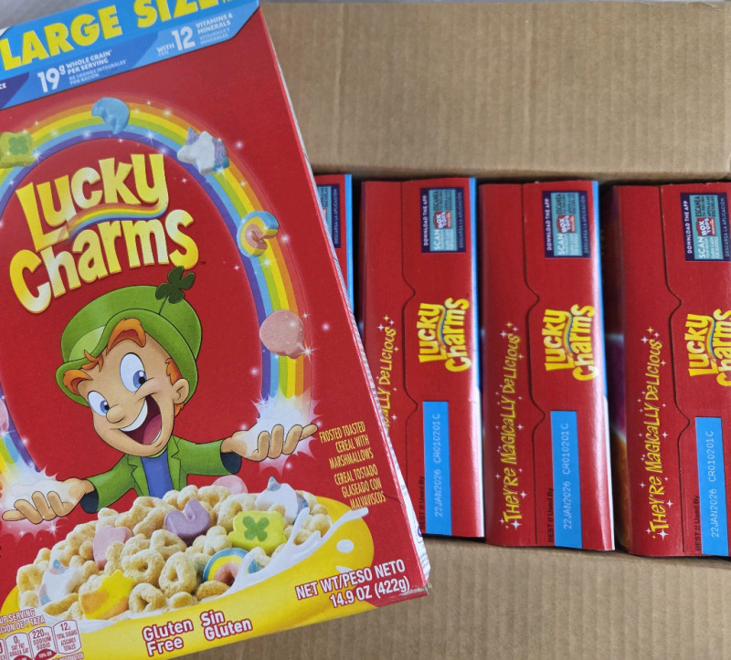 5 New | Large Size LUCKY CHARMS | BB: 22JAN2026