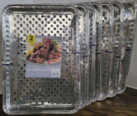 14 New | BBQ Grill Foil Drip Pans | Measures 16.57" x 11.57" x 0.94"