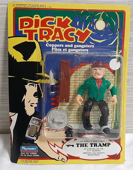 1990 Playmates Dick Tracy "The Tramp" Figure