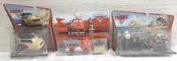 3 New Cars & Cars 2 Toy Figures, Including Kingpin Nobunaga, Red & Max Schnell