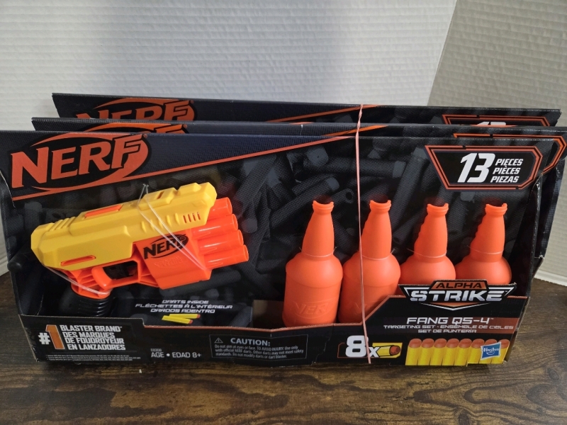 3 New Nerf Alpha Strike Fang QS-4 Targeting Sets
