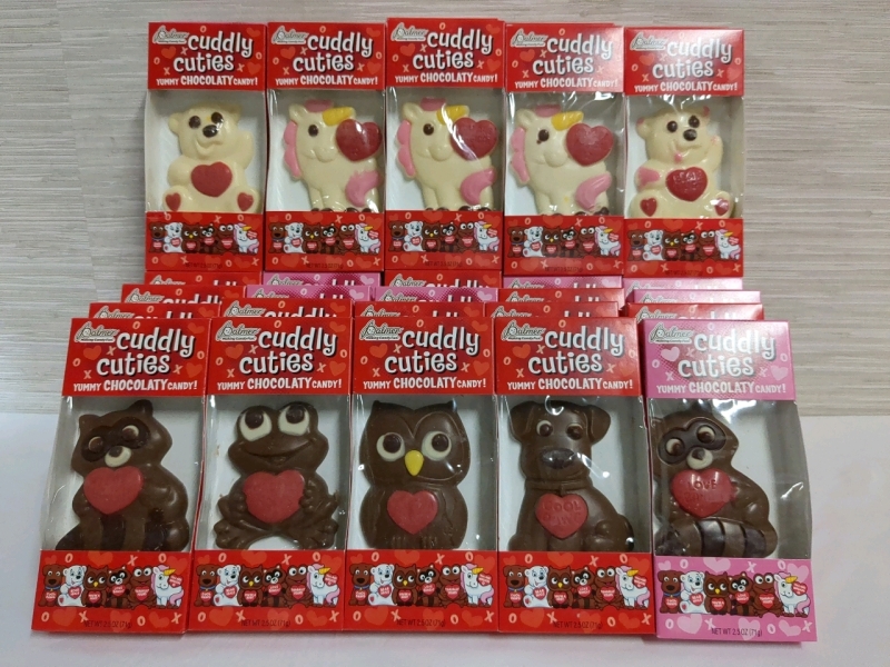 35+ New Palmers Cuddly Cuties Milk & White Chocolate Animal Boxes | Net WT 71g Each | Each Box Measures- 7.5" X 3.5"