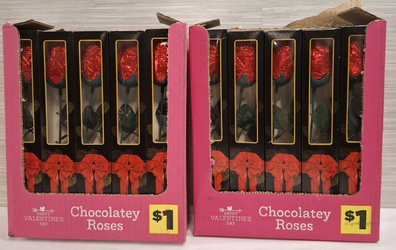 20 New Chocolatey Roses (20g Each, Best Before February 28 2026)