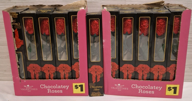 21 New Chocolatey Roses (20g Each, Best Before February 28 2026)
