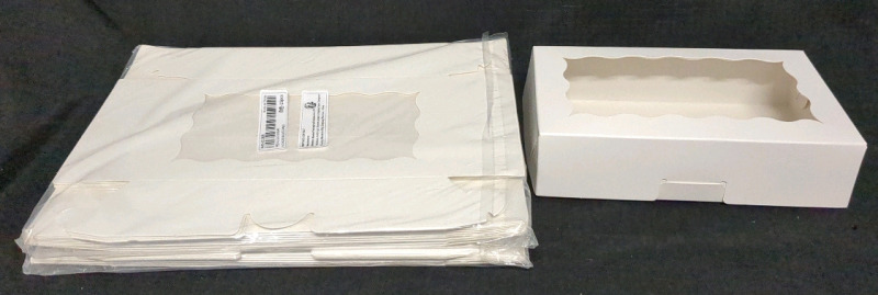 2 New Packs Backery Style Boxes 15 ct per Pack Approx Box Dimensions 8x5x2 inches Assembled