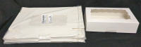 2 New Packs Backery Style Boxes 15 ct per Pack Approx Box Dimensions 8x5x2 inches Assembled