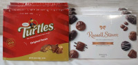 6 New Boxes Assorted Chocolates Includes Turtles & Russell Stover BB 15 MAY 2025 & 01 APR 2025