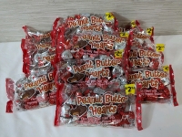 12 New Bags Palmers Peanut Butter Chocolate Hearts NET WT 8oz / No Best Before on Bag.