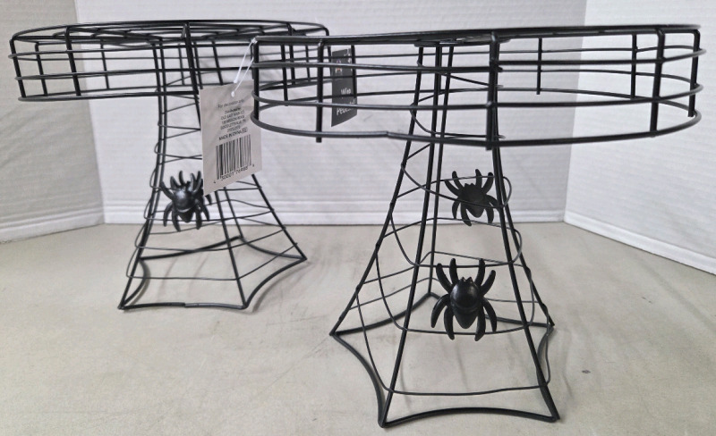 2 New | 8" Spooky Decorative Pedestals