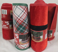 4 New | 23" x 9.5" Variety Christmas Tree Collars