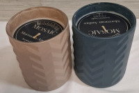 2 New Mosaic Morrocan Amber Scented Candles | Measurements- 4" X 5"