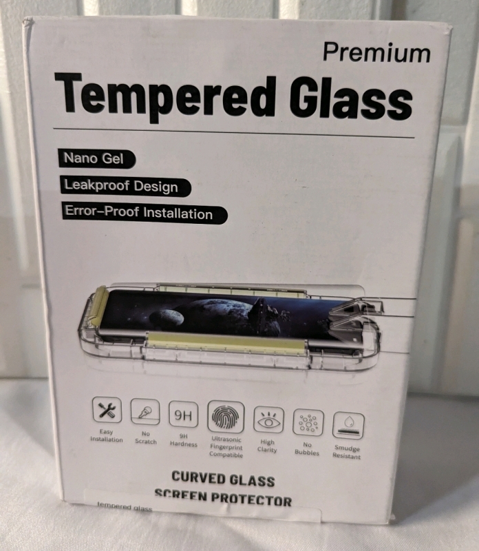 New Ni-Shen Curved Tempered Glass Screen Protector for Galaxy S22.