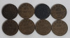 1920 - 1936 Canadian King George V Small Cent Pennies , 15 Coins . 1920 &times;2 , 1929 &times;2 , 1932 &times;4 , 1933 &times;3 , 1935 &times;2 & 1936 &times;2 . - 2