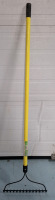 New Trueliving Outdoors Long Handle Rake | Plastic Handle Measures- 48.5" and Steel Head Measures- 13.9"