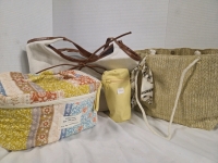 4 New | Women's Variety Sized Purses and Bags Lot | Largest Measures 16" x 11"