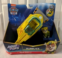 New Paw Patrol Aqua Pups Rubbles Hammerhead Vehicle