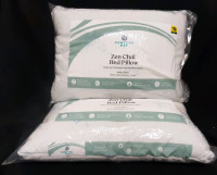2 New Comfort Bay Zen Chill Jumbo Bed Pillow (20"&times;28")