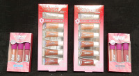2 New L.A Colors Shiny Lip Gloss Sets & 2 Color Spell Hi Shine Lip Gloss Trio Sets