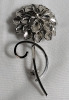 Three (3) Sterling Silver Brooches . See photos for size - 3