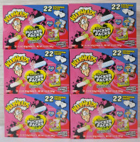 6 New Boxes | WARHEADS Sour Dippin Sticks with Sour Powder | 22 Packs and Box 184g ttl