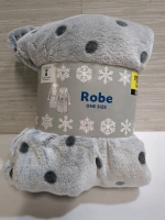 New One Size Fits Most Ladies Super Soft Holiday Themed Robe