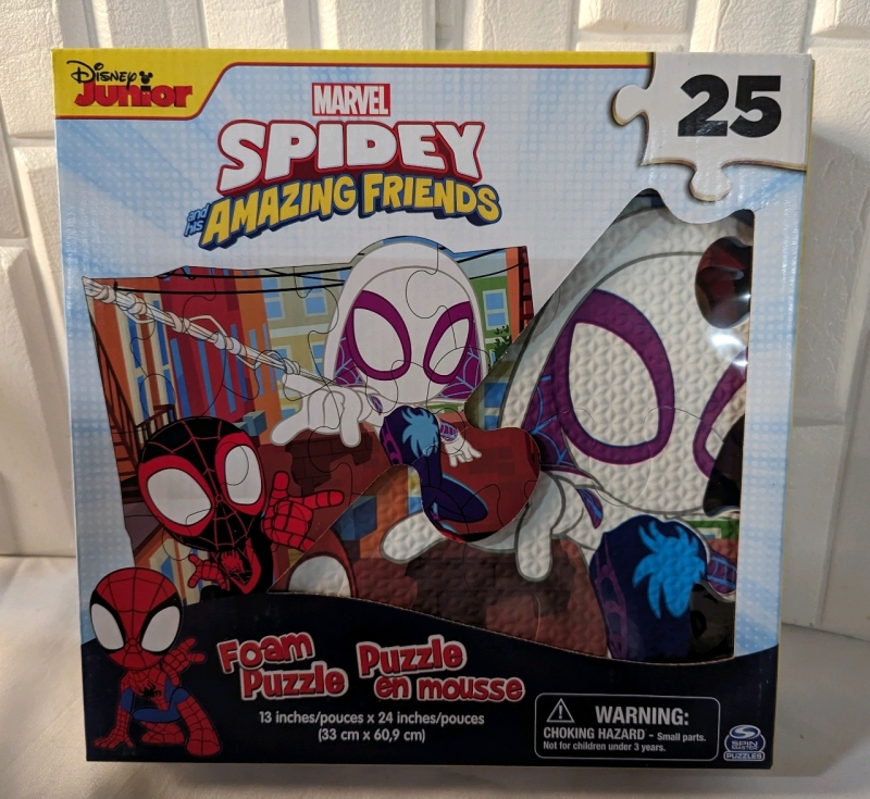 New Disney Junior Marvel Spidey and his Amazing Friends Foam Puzzle