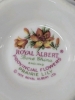 ROYAL ALBERT Provincial Flowers Teacup & Saucer : Prairie Lily 1975 - Rings True - 5