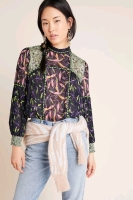 ANTHROPOLOGIE Anthro Blnk London Ellena Blouse (Size Medium)