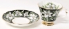 ROYAL ALBERT Provincial Flowers Teacup & Saucer : Madonna Lily 1975 - Small Crack in Base of Cup, Still Rings True - 3