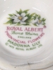 ROYAL ALBERT Provincial Flowers Teacup & Saucer : Madonna Lily 1975 - Small Crack in Base of Cup, Still Rings True - 6