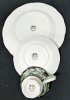 ROYAL ALBERT Provincial Flowers Teacup, Saucer & Bread + Butter Plate : Trillium 1975 - Rings True - 3