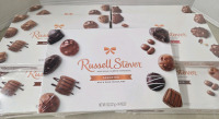 7 New | Russell Stover Assorted Boxes Of Chocolates | Incpudes Pecan Delight, Milk Chocolate & Assorted BB: April 1st 2025