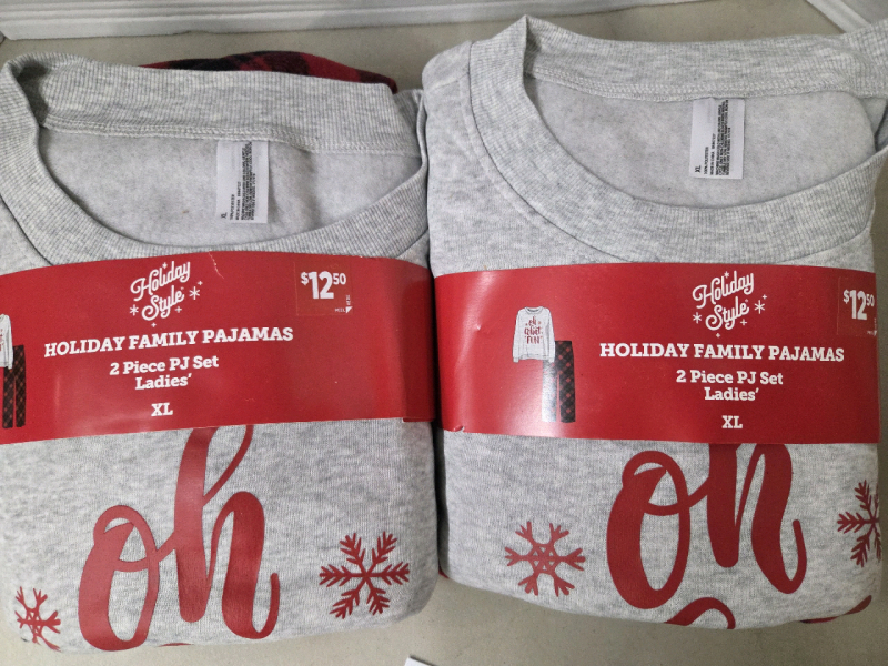2 New | Size XL 2 Piece Ladies' Pajama Set | 100% Polyester