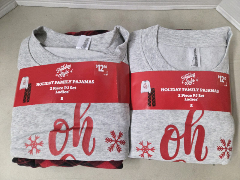 2 New | Size Small 2 Piece Ladies' Pajama Set | 100% Polyester