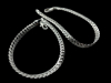 Two Stamped 925 Sterling 7.5 Inch Bracelets with Lobster Clasp