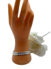 Two Stamped 925 Sterling 7.5 Inch Bracelets with Lobster Clasp - 2