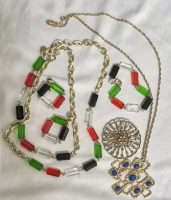 Sarah Coventry Jewelry - Necklace, Earrings & Braceket Set +