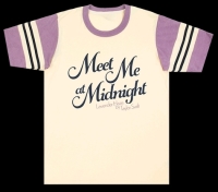 New Size Med Women's TAYLOR SWIFT Meet Me At Midnight Colorblocked Tee - Retails $65!