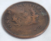 1832 Province of Nova Scotia One Penny Token . - 2