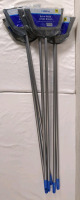 6 New True Living Extra Wide Angle Brooms Approx 50 Inches