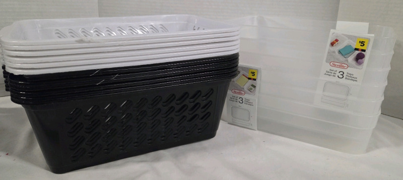 18 New | Variety Storage Containers | Largest Measures 4" x 11" x 7"