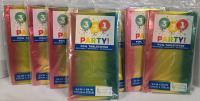 8 New | 54" x 84" Foil Tablecovers | Reusable, Washable & Waterbroof