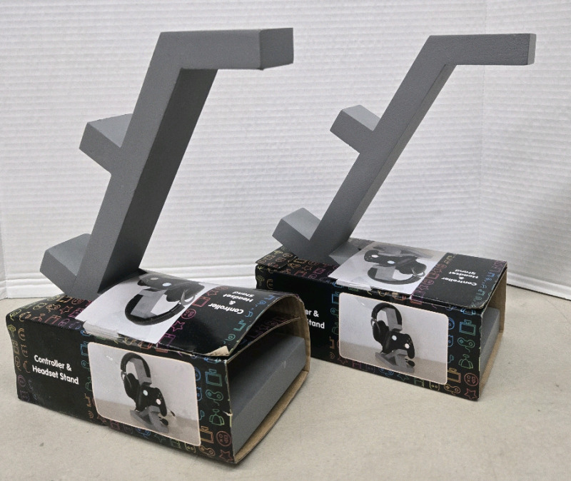 2 New | Controller & Headset Stands 10" Tall