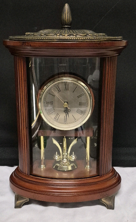Beautiful Bombay Decorative Table Clock 13" Tall