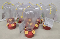 10 New | Plastic Hummingbird Feeders 9" Tall