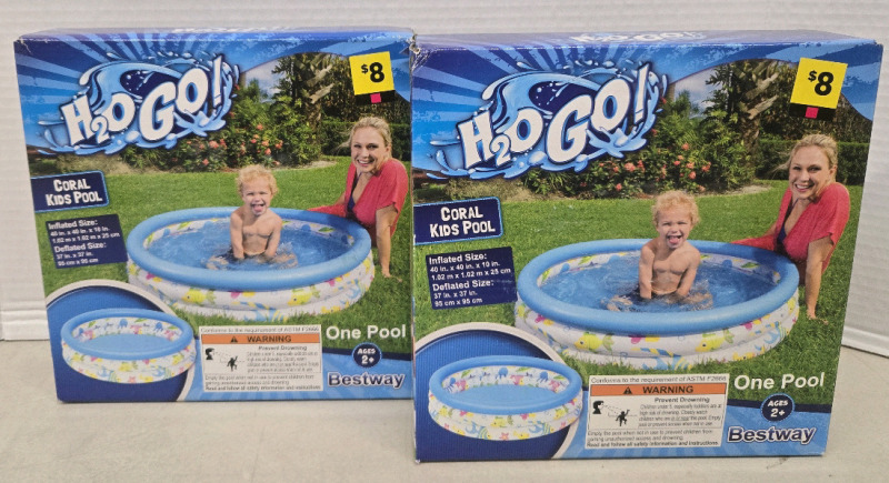 2 New | H2O Go! Coral Kids Pools