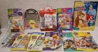 10+ New Assorted Kids' Activity Books | Included- Monsters Activity Book, Crayola Art Activity Packs, Disney Play Pack and many more | Tallest Measures Heights- 13.8"