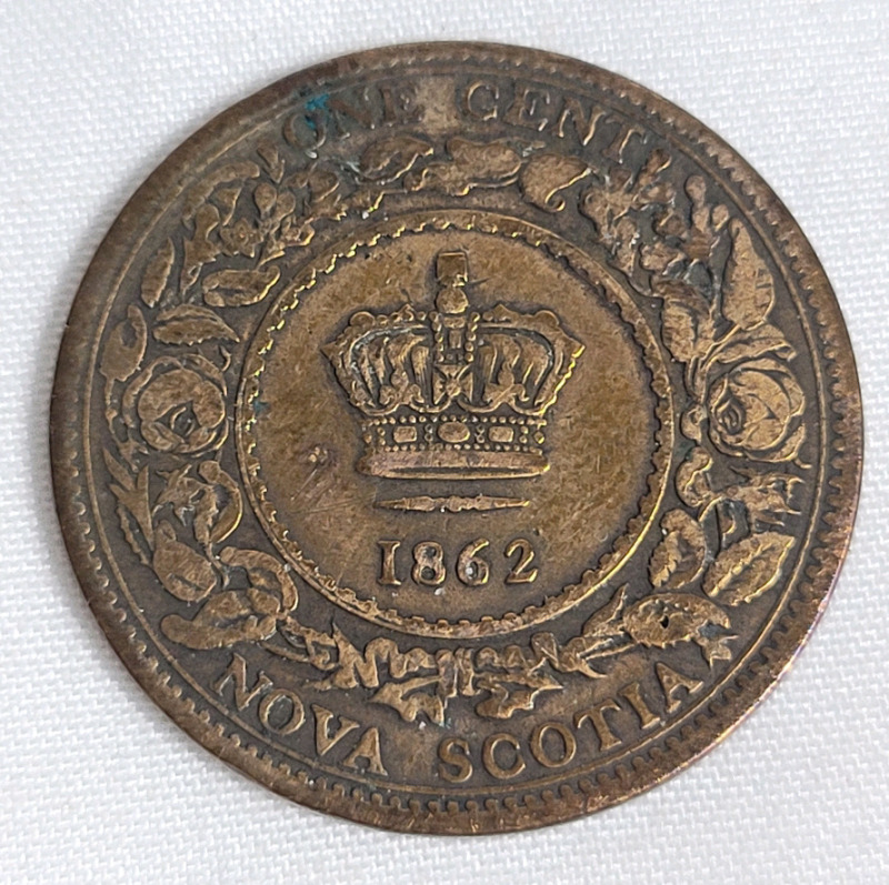 1862 Nova Scotia One Cent Penny